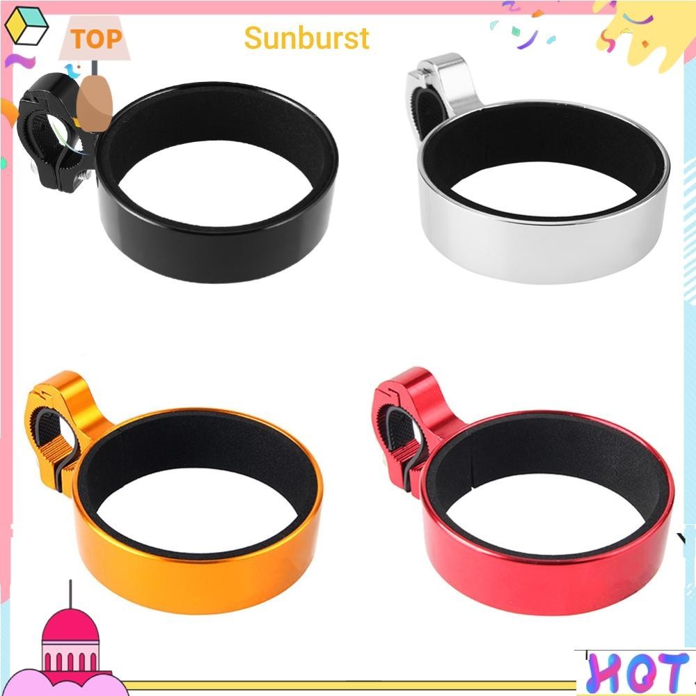 [Sunburst11.th] ที่วางแก้วน้ําอลูมิเนียม สําหรับติดแฮนด์บาร์รถจักรยาน