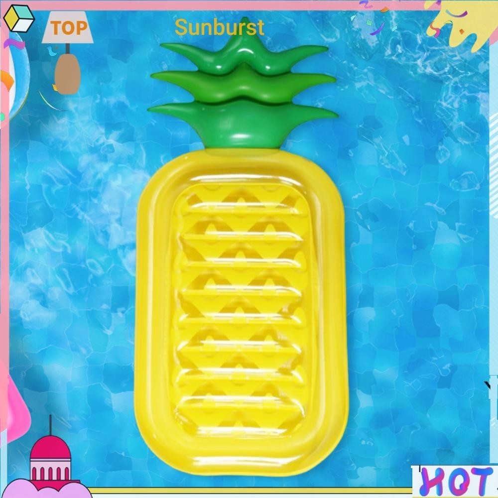 [Sunburst11.th] ที่นอนสระว่ายน้ํา PVC แบบลอยน้ํา ใส่สบาย อุปกรณ์เสริม สําหรับสระว่ายน้ํา