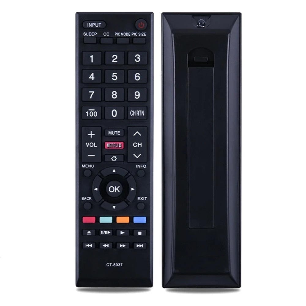 Ct-8037 อะไหล่รีโมตคอนโทรล สําหรับ Toshiba Smart TV 40L3400 58L5400 565L5400 50L3400 50L3400U