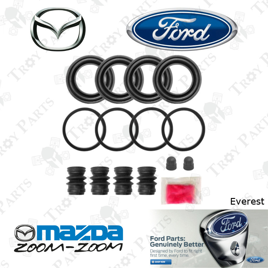 (44 มม.) ชุดซ่อมคาลิปเปอร์ดิสก์เบรกหน้า สําหรับ Ford Mazda (Front) UMY1-33-26Z Everest "ABS" 2003-2012 (2 พอต)