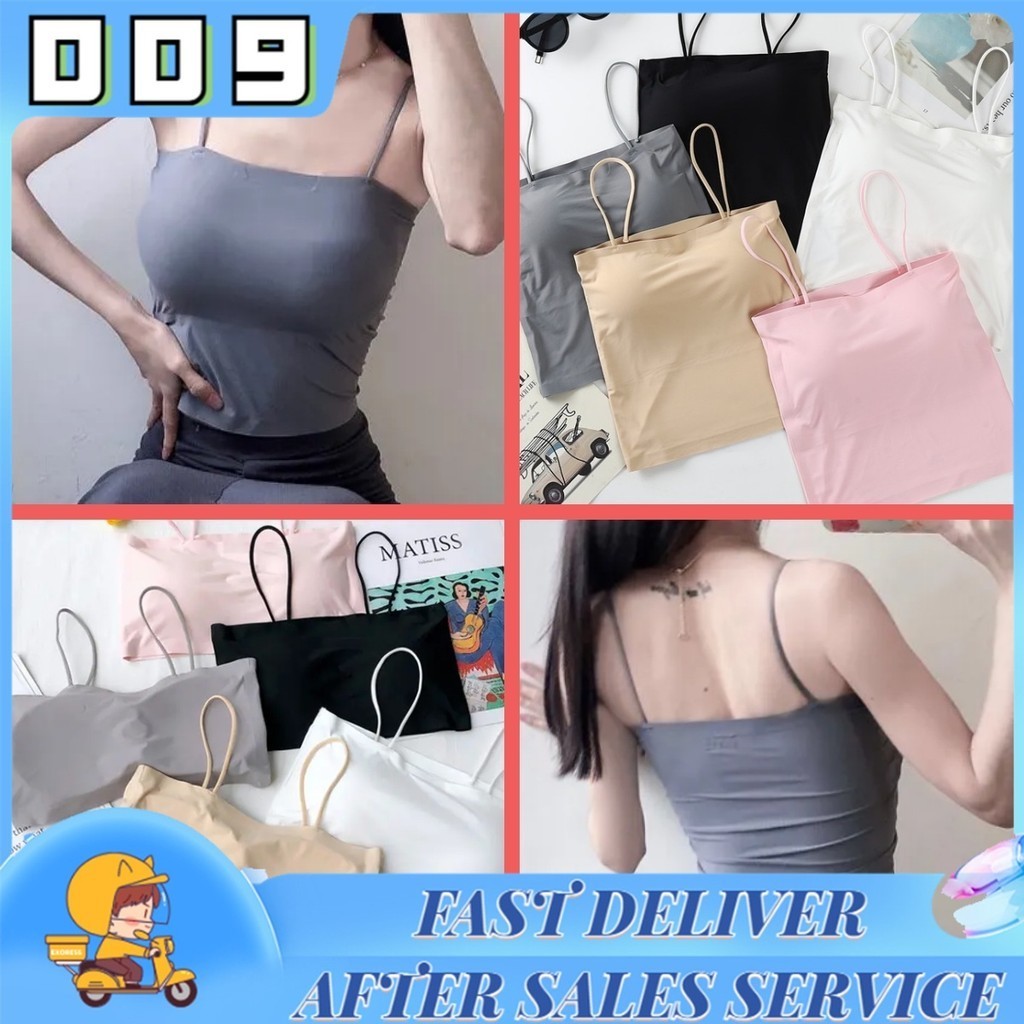 YTL Mall เสื้อกั๊ก ชุดชั้นในหญิง ใส่สบาย ผ้าระบายอากาศ เสื้อในผู้หญิง มีฟองน้ำ เสือใน ชุดชั้นใน สายเ