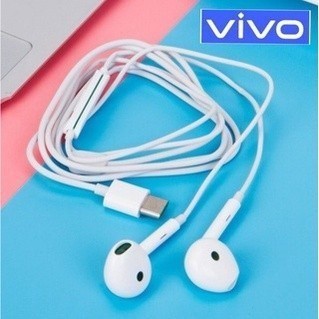 ชุดหูฟังสเตอริโอ พร้อมอินเตอร์เฟส Type-C สําหรับ Vivo V21 V23 X50 X60 X70
