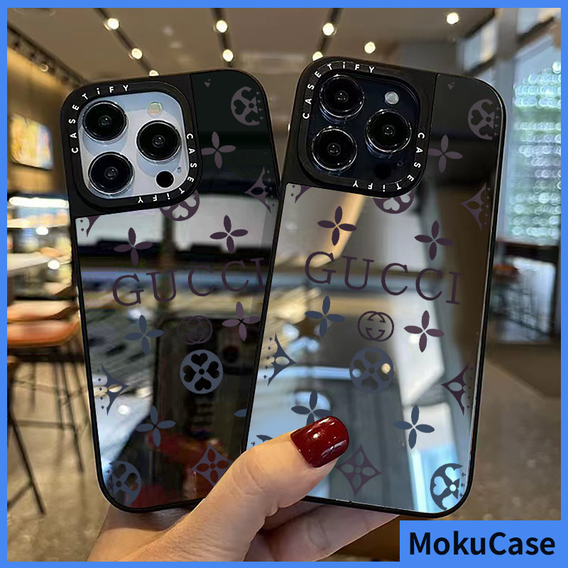 เคสไอโฟน 15/14/13/12/11 Pro max Fashion กระจกเงา ซิลิโคน กันกระแทก Compatible Case iPhone 11,12,13,14,15,16,11PM,12PM,13PM,14PM,15PM,16PM,16Plus,X/Xs, XR,7 +,8Plus