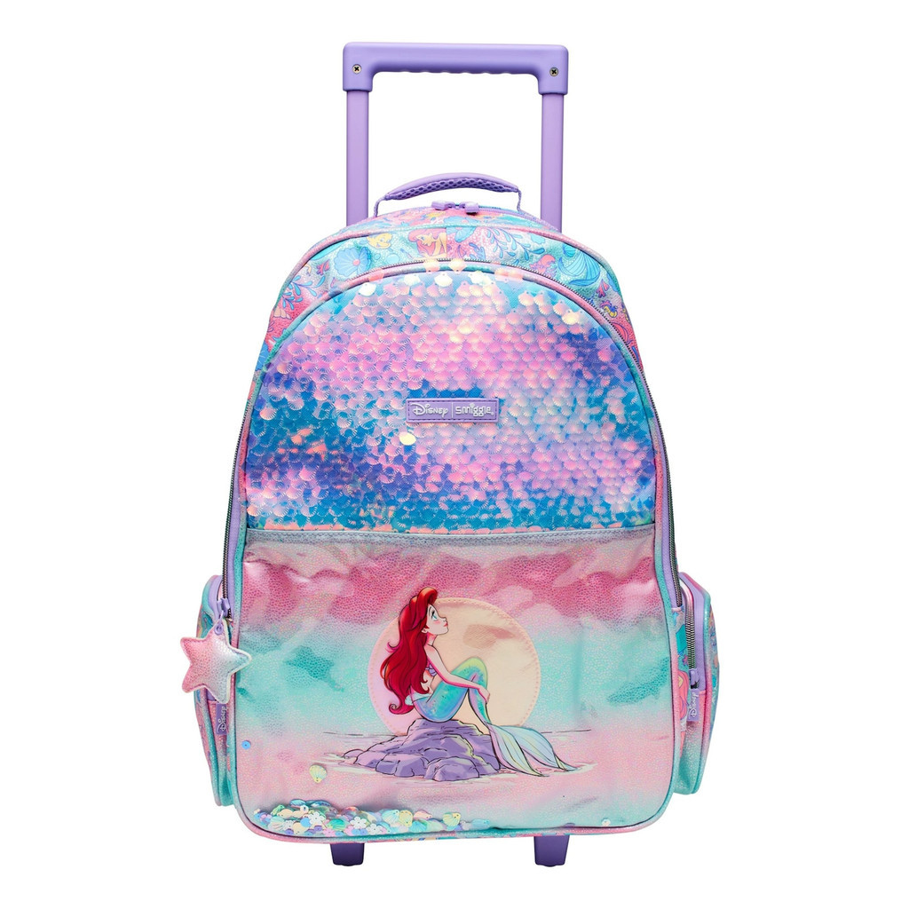 กระเป๋านักเรียนรถเข็น Mermaid Ariel