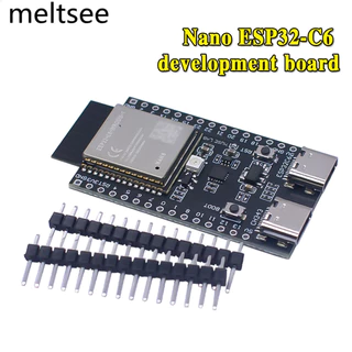 บอร์ดโมดูลบลูทูธ ESP32 C6 ESP32-C6-N4 N8 N16 สําหรับ Nano Arduino Internet of Things ESP32-C6-WROOM-1 TYPE-C 4MB 8MB 16MB Flash