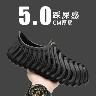 รองเท้าแตะลําลอง พื้นยาง กันลื่น ระบายอากาศได้ดี คุณภาพสูง เ…