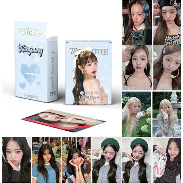50-119pcs IVE SCOUT Hologram Laser Lomo Cards 3rd FAN CLUB DIVE Photocards WONYOUNG SOLO YUJIN LIZ LEESEO REI GAEUL Kpop Holographic Postcards Fast Shipping YM