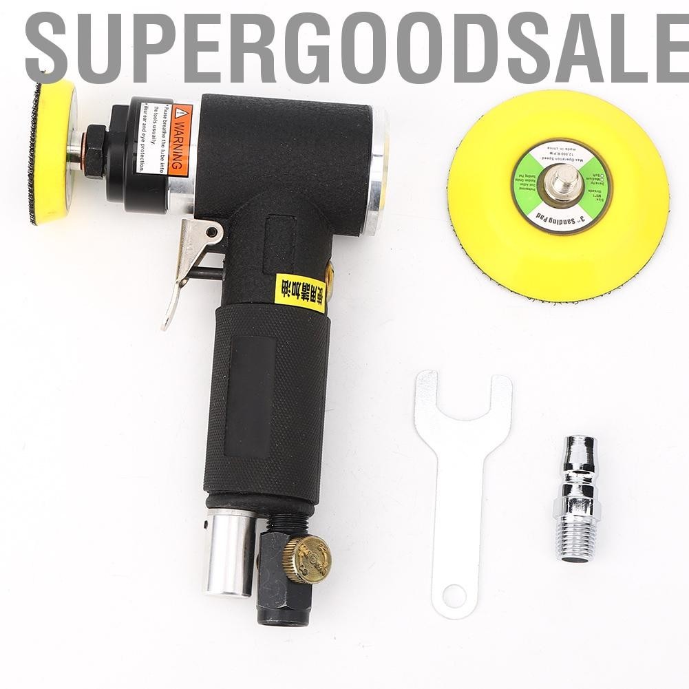 Supergoodsales AT-1500-2 Pneumatic Angled Sander Polishing Machine Eccentric Grinding Tool