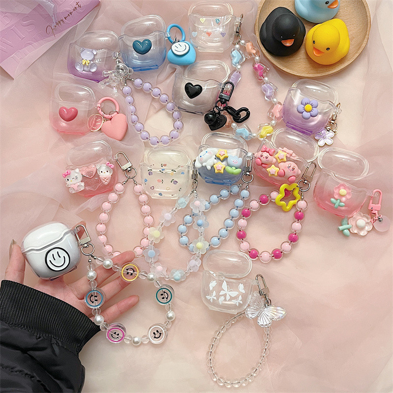 สําหรับ ACMIC AE-01T เคสหูฟัง สร้อยคอแฮนด์เมดน่ารักสําหรับสินค้า DIY