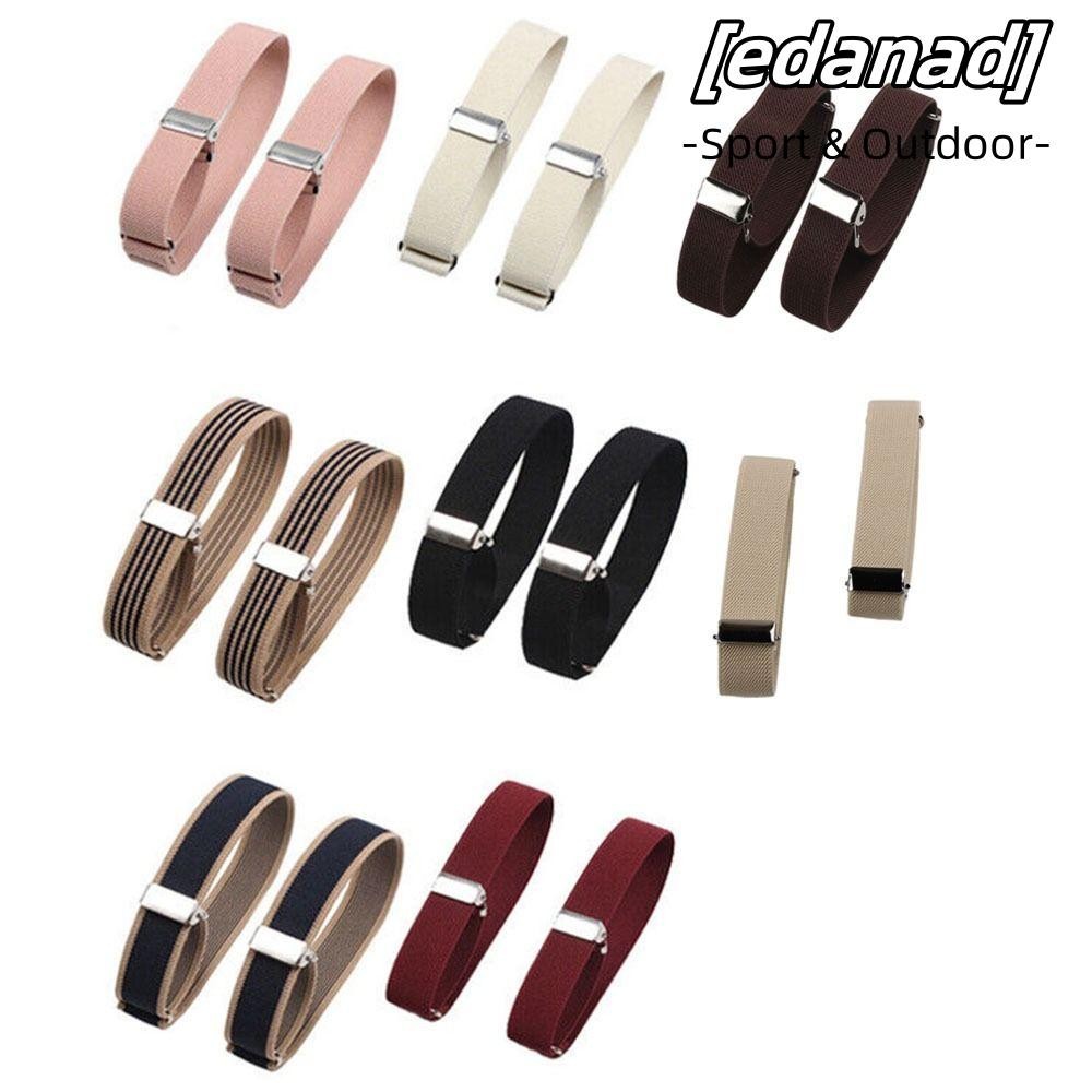 Edanad 1 คู่ ปลอกแขน แบบยืดหยุ่น สายรัดแขน ข้อมือ ปรับได้ ปลอกแขนเสื้อ