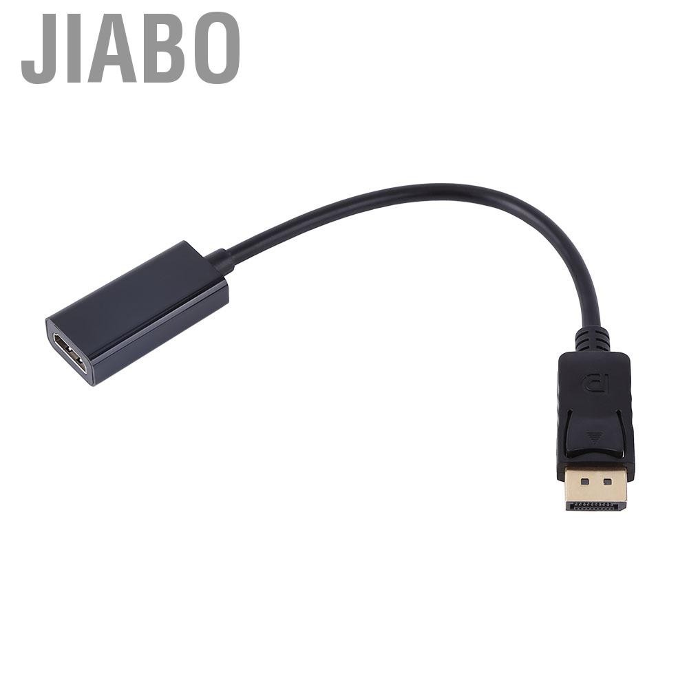 Jiabo DP to HDMI Adapter  Displayport Cable for PC HP / DELL Support 1080P 15 meters Long Distance Transmission up 10.8Gbps Video Bandwidth