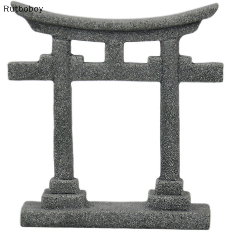 [Rut] Torii ประตูหินทรายจําลอง ขนาดเล็ก สไตล์ญี่ปุ่น สําหรับตกแต่งตู้ปลา สวน ศาลเจ้า สวนภูมิทัศน์ COD ราคา ถูกที่สุด ดีลบีเคเค แกลเลอรีภาพที่ 7