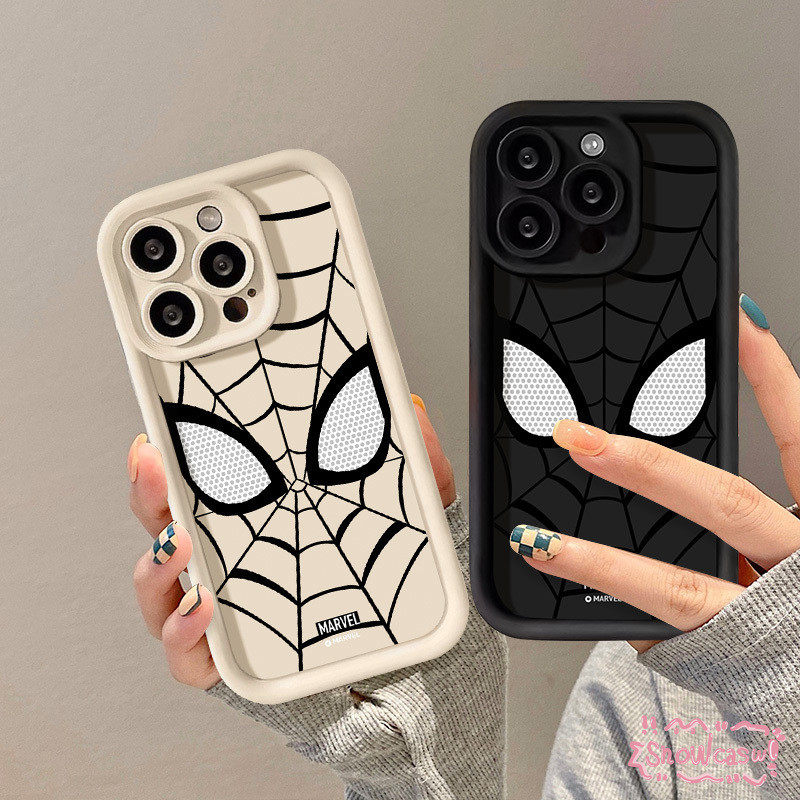 เคสการ์ตูน Marvel Spider Man สำหรับ IPhone 11 13 15 14 12 Pro Max 7Plus 8Plus XR 7 15 8 6 6S Plus X XS Max SE