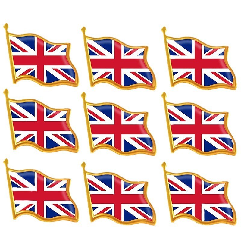 ป้ายธงอังกฤษ UK Pin United Kingdom เข็มกลัด