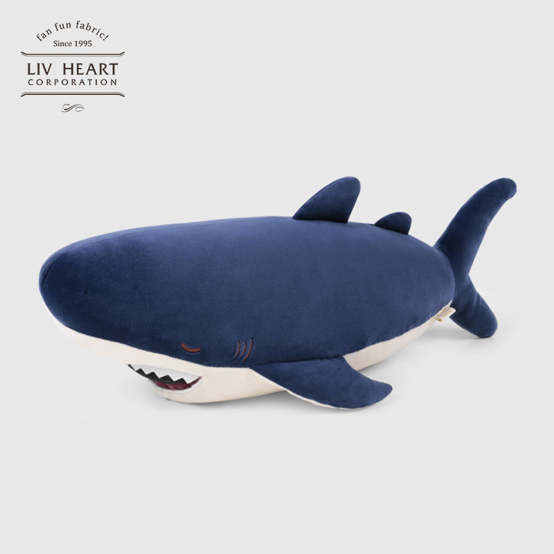 Uhyu Japan LIVHEART หมอนตุ๊กตาฉลาม ขนาดใหญ่ ของเล่น ของขวัญวันเกิด สําหรับเด็ก