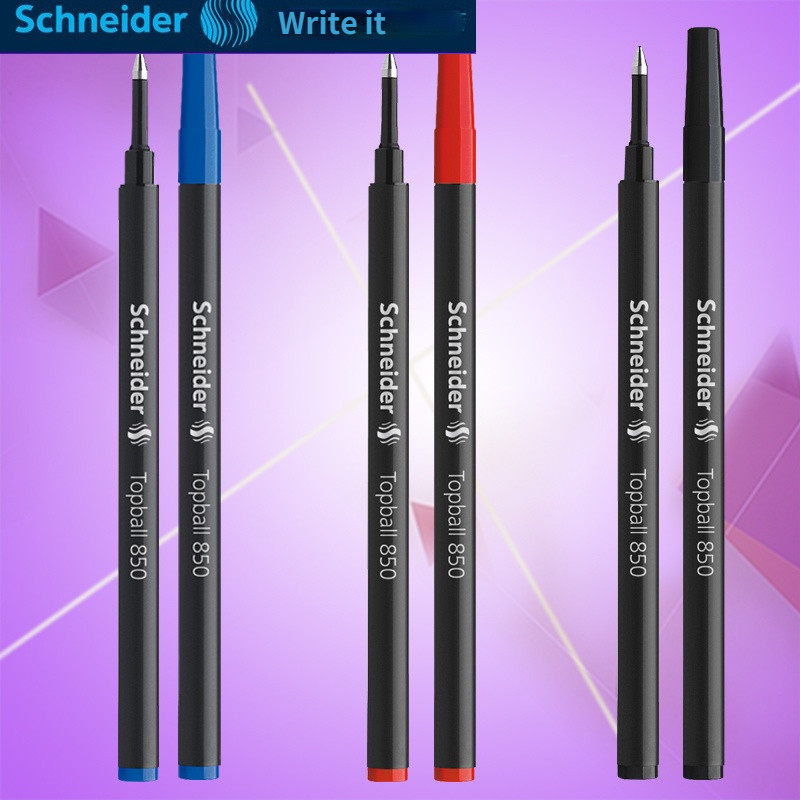 Xizhi- Schneider Topball 850 ปากกาเจล 0.5 มม. แบบเปลี่ยน สีดํา น้ําเงิน แดง