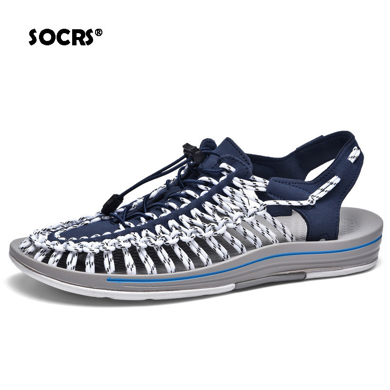 SOCRS 2026 ใหม่ รองเท้าแตะรัดส้น ระบายอากาศ เบาสบาย สำหรับผู้ชาย ไซซ์ 47 48