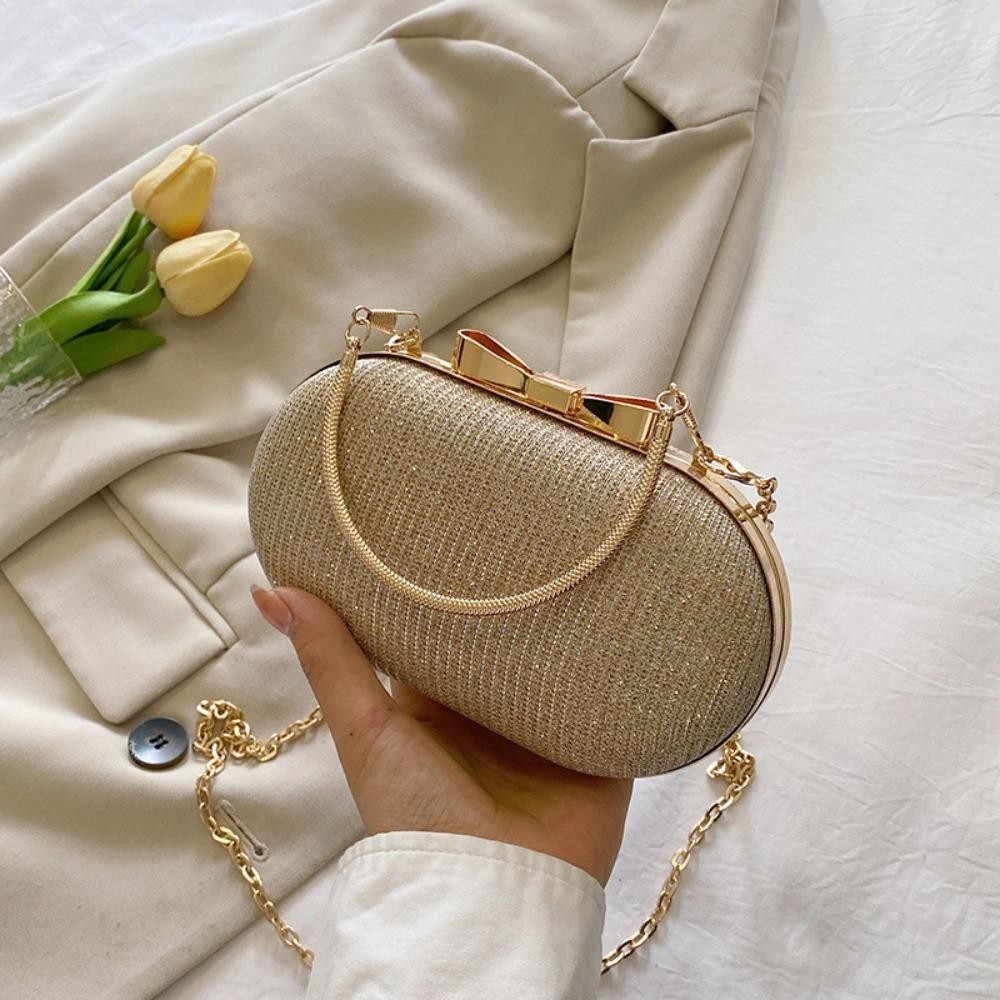 Mih Evening Satchel Bag, Sparkling Glitter Rhinestone Chain Dinner ...