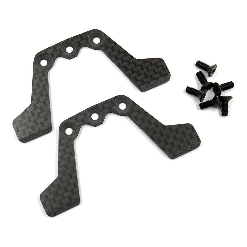 Yeah Racing CARBON DOWN STOP DROOP PLATE FOR TT02 TATT-S04 TT02 SRX TATT-033 ศูนย์ไทย