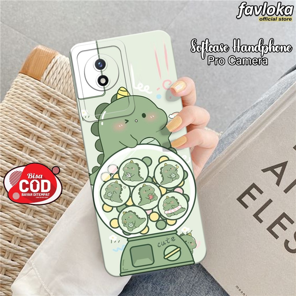 เคสโทรศัพท์ VIVO Y02/Y02T 2023 - เคส VIVO Y02/Y02T Softcase เคสการ์ตูนแฟชั่น - เคส VIVO Y02/Y02T - เ