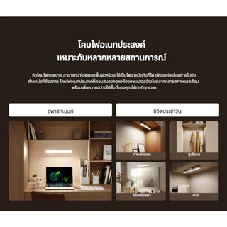 (รับประกันศูนย์ไทย 1 ปี) Xiaomi Magnetic Reading Light Bar โคมไฟ โคมไฟอ่านหนังสือ ป้องกันแสงสีฟ้าRG0 ปรับมุมแสงได้