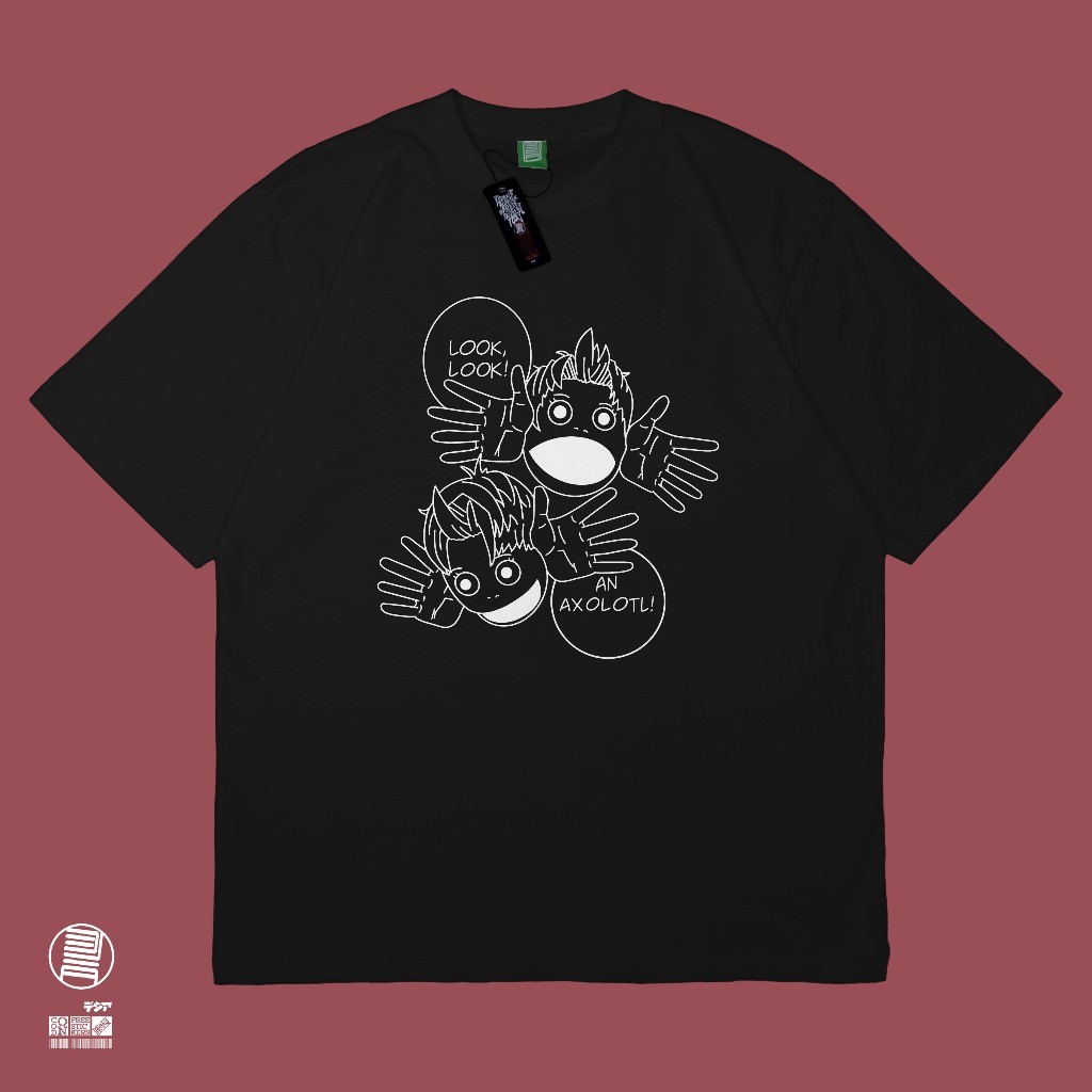 S-5XL เสื้อยืด Jiji Axolotl Meme Shitpost Dandadan อะนิเมะมังงะ Wibu ญี่ปุ่นเสื้อยืดผ้าฝ้าย Combed 2
