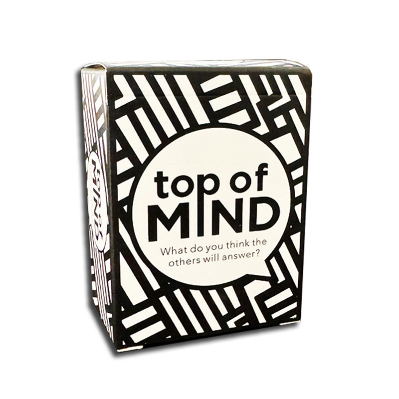 Card Game Top of Mind การ์ดเกมยอดใจ สิ่งที่คุณคิดคนอื่นจะตอบ เกมที่รวดเร็วแป็ก