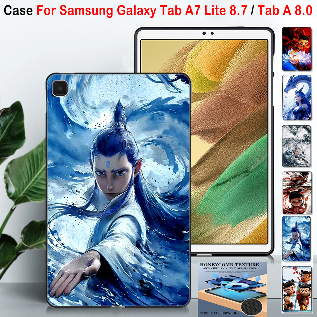 SAMSUNG สําหรับSamsung Galaxy Tab A7 Lite (8.7 นิ้ว) SM-T225 T220 T225Nแฟชั่นNEZHAอะนิเมะรูปแบบแท็บเ