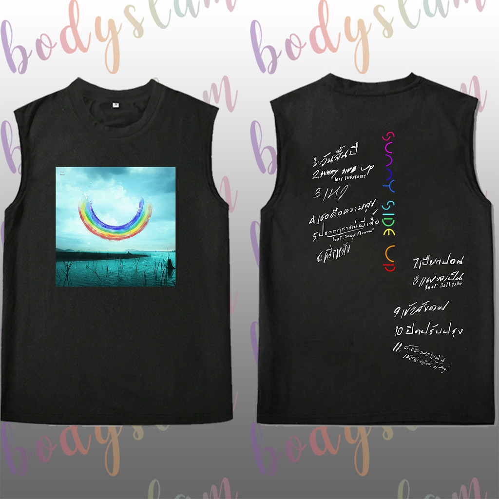 เสื้อยืดแขนกุด คอกลม เสื้อกล้าม คอลเลคชั่น Bodyslam สำหรับผู้ชาย
