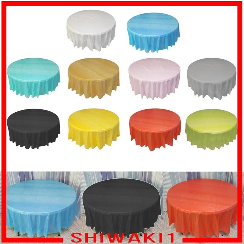 [ชิวากิ1] ผ้าคลุมโต๊ะผ้าปูโต๊ะ - ทรงกลม - 84 นิ้ว/ 213 ซม. เป็น ราคาถูก Shopee Lazada