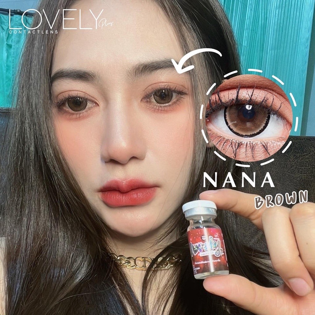 🔥คอนแทคเลนส์✨ขนาดบิ๊กอาย✨ Nana (Lovelylens)