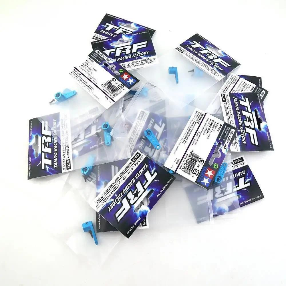 อลูมิเนียม TT01 TT02 XV02 25T พวงมาลัย Servo แขนความสูงพวงมาลัย Link Servo Part สําหรับ Tamiya 4248 RC รถอุปกรณ์เสริม