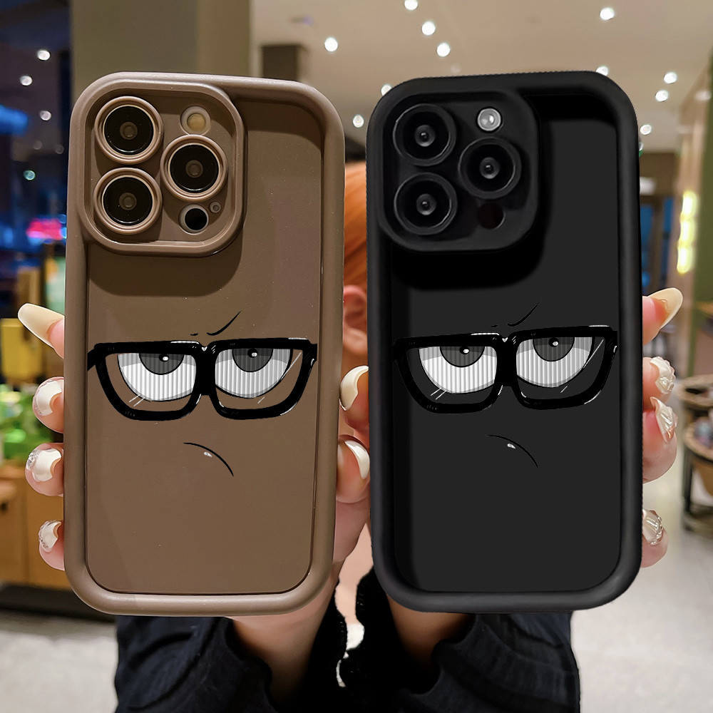 เคส For OPPO A60 A79 A15 A54 A17 A16 A57 A16K A17K A15S A74 A53 A92 Reno 12 11 F Pro 5G EMOป้องกันกล้อง เคสโทรศัพท์