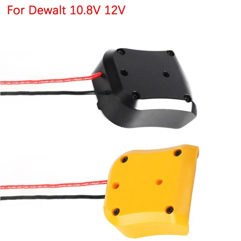 อะแดปเตอร์สำหรับ DEWALT 10.8V 12V ฐานแบตเตอรี่ Power Connector DIY เครื่องมือ