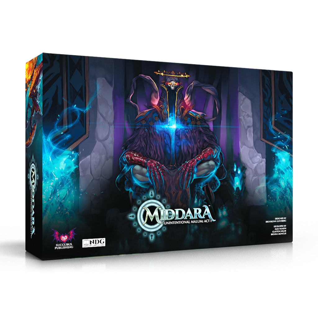 Middara: Unintentional Malum: Act 1 บอร์ดเกมแท้ คู่มือภาษาอังกฤษ