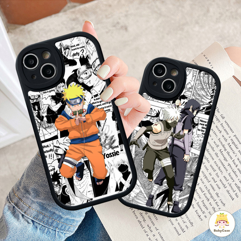 แนวโน้มแบรนด์การ์ตูนน่ารักนารูโตะอะนิเมะกรณี iPhone 11 13 Pro Max 7Plus 8Plus XR X XS Max 12 14 Pro Max 7 8 Plus SE