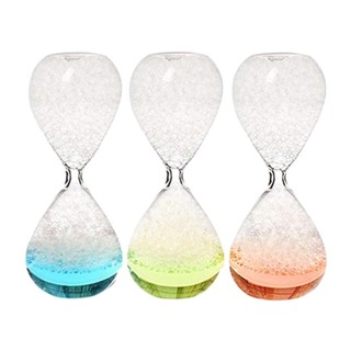 [Homyl1] นาฬิกาทราย ฟองอากาศ ของเหลว ตกแต่งกระจก สําหรับเด็ก…
