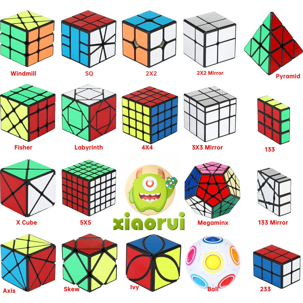 2x2 2x3 3x3 4x4 5x5 ความเร็ว ลูกบาศก์ Megaminx พีระมิด เสียบกระจก ไอวี่ สติกเกอร์ ลูกบาศก์ ปริศนา ขอ