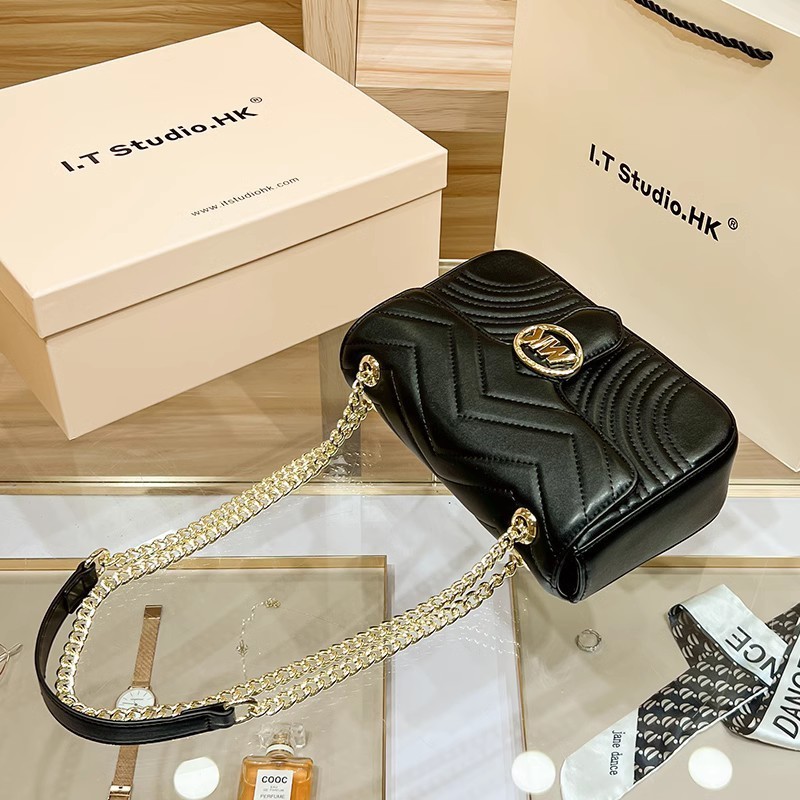 กระเป๋าสะพายไหล่ หนังแท้ ปักลาย Chanel ขนาดเล็ก แฟชั่นฤดูใบไม้ผลิ และฤดูร้อน สําหรับสตรี 2023