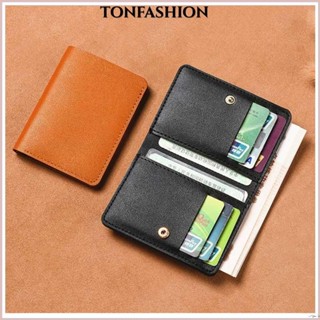 Tonfashion กระเป๋าสตางค์หนังนิ่ม ใส่บัตรเครดิต อเนกประสงค์ แ…