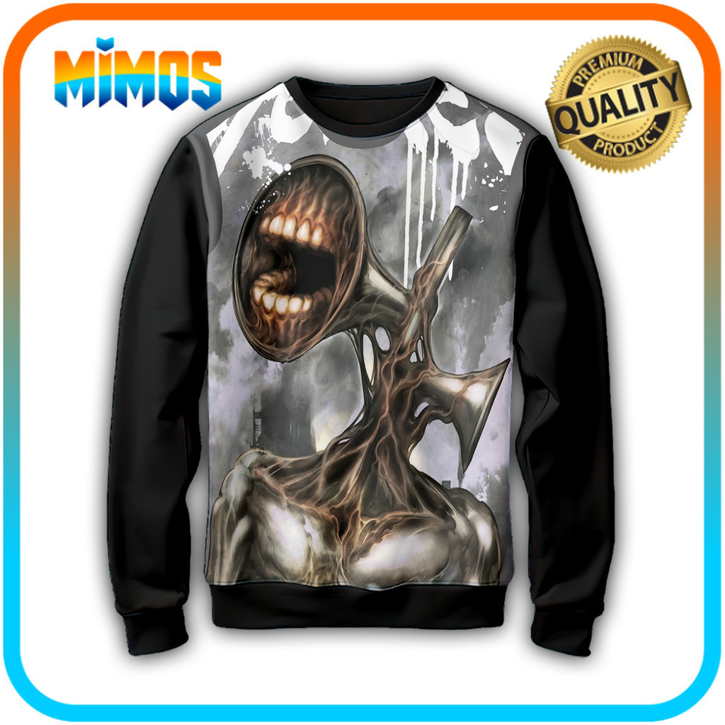 3D Siren Head Anime Game Sweater V2_SW - MIMOS เด็กอายุ 1-12