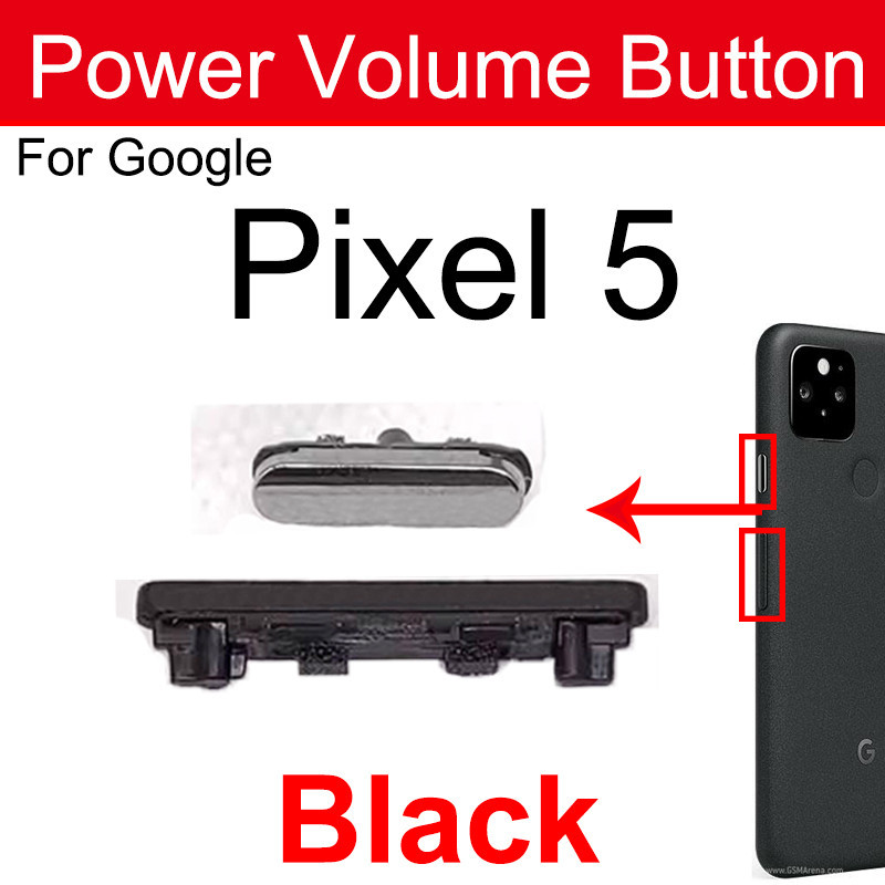 อะไหล่ปุ่มเปิดปิดเสียง ด้านข้าง สําหรับ Google Pixel 5 ราคา ถูกที่สุด ดีลบีเคเค แกลเลอรีภาพที่ 3