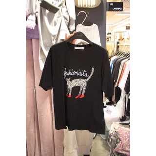 [ส่งจากโรงงาน]ออก24ชั่วโมง OOOK PAPA.XQ BREAKFAST FOR CHAMPS TEE🦮(NEW! เสื้อยืดโอเวอร์ไซส์ ลายใหม่ล่าสุด พร้อมส่ง⚡️🔥)