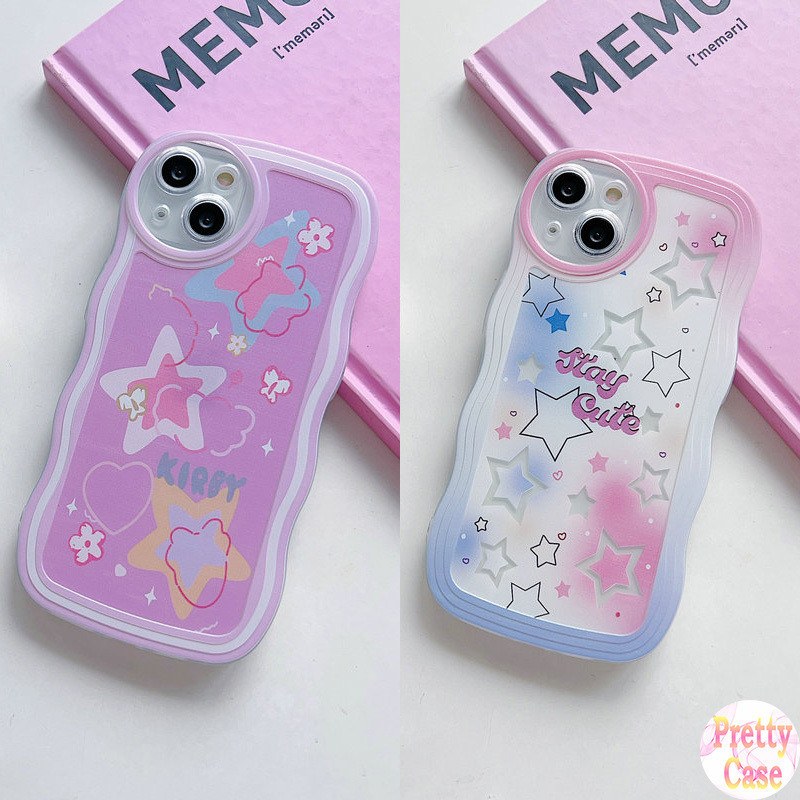 เคสโทรศัพท์มือถือ ลายตาหยัก รูปดาว และดอกไม้น่ารัก สําหรับ OPPO Reno 10 8T 7Z 8Z 8 7 6 5 4 3 4G 5G 5F 4F A3S A57 F11 Pro F9 F1S F7 F5 Youth A91 A83 A71 A39
