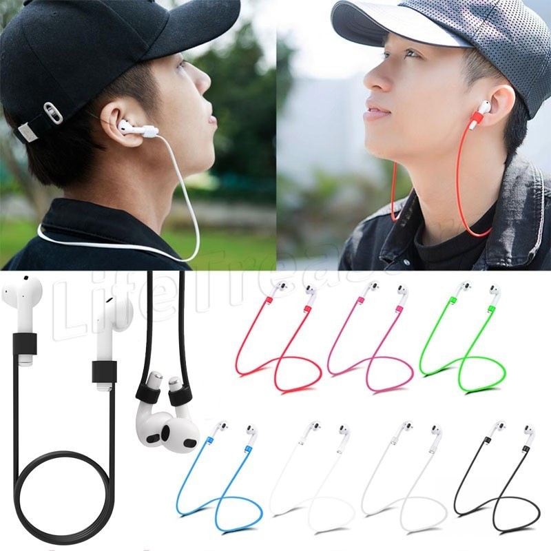 [ Featured ] สายคล้องคอซิลิโคน ป้องกันการสูญหาย น้ําหนักเบา ทนต่อการฉีกขาด สําหรับหูฟังบลูทูธ