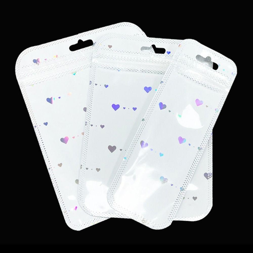 Toptool ถุงบรรจุภัณฑ ์ 50 ชิ ้ น , ถุงปิดผนึกด ้ วยตนเองหัวใจเลเซอร ์ แบบผนึกได ้ , ถุงของขวัญพลาสติกเรียบง ่ าย - รูปที่ 5