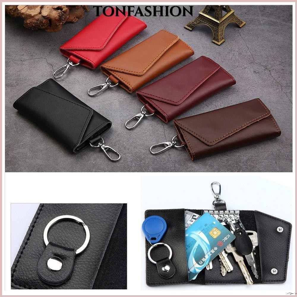 Tonfashion Stylish genuine leather key bag