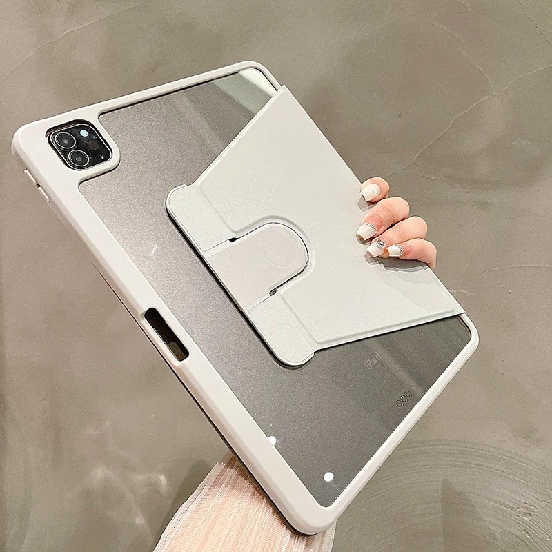 360°หมุนตั้ง/นอนได้ พร้อมถาดใส่ปากกา เคสไอแพด Pro11 2018/2020/2021 Air4/510.9 2020 10.2 Gen 9 8 7 air3