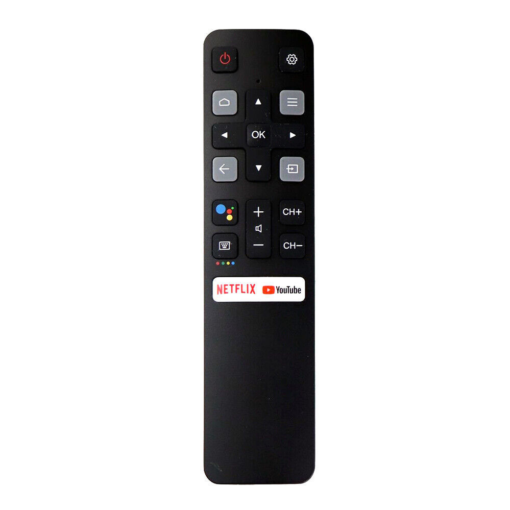 ใหม่ RC802V FNR1 สําหรับ TCL Netflix YouTube Voice TV รีโมทคอนโทรล 40S330