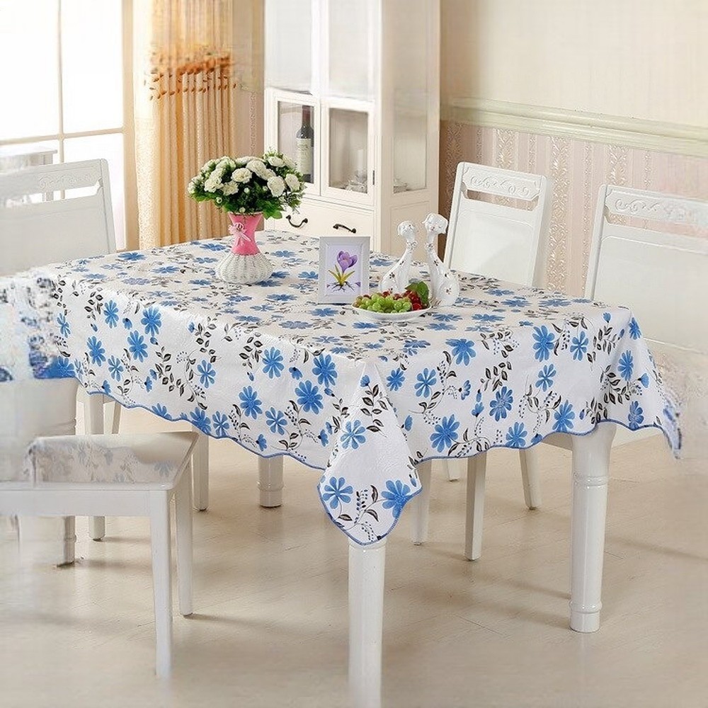 HL0602 กันน้ําโต๊ะรับประทานอาหารผ้า uk 137 x 183 Cm ตารางห้องนั่งเล่นตารางผ้า